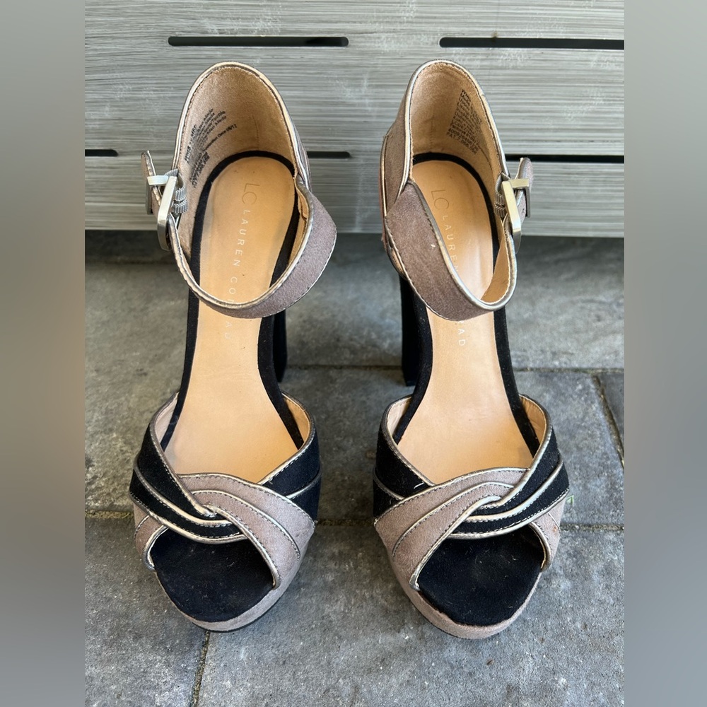 LC LAUREN CONRAD-women’s heeled sandals